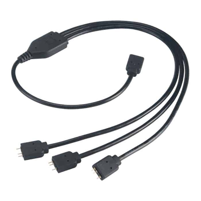 (image for) Akasa Addressable RGB LED 500mm 3-Way Splitter Cable